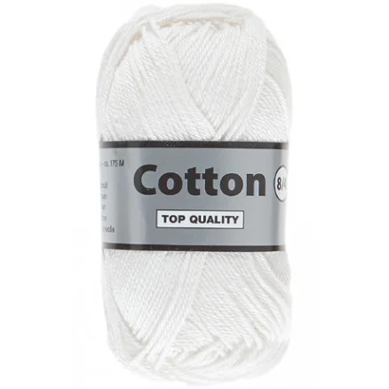 Lammy Cotton 8/4 Garn 844 Vit Köp online