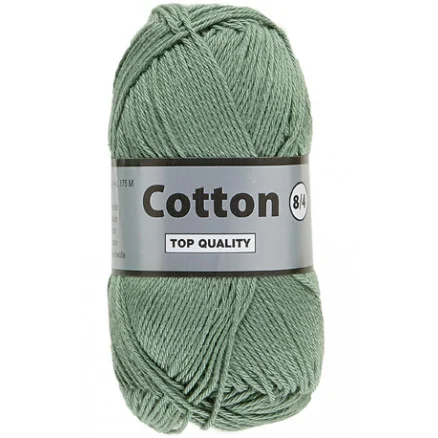 Utförsäljning Lammy Cotton 8/4 Garn 375 Grön