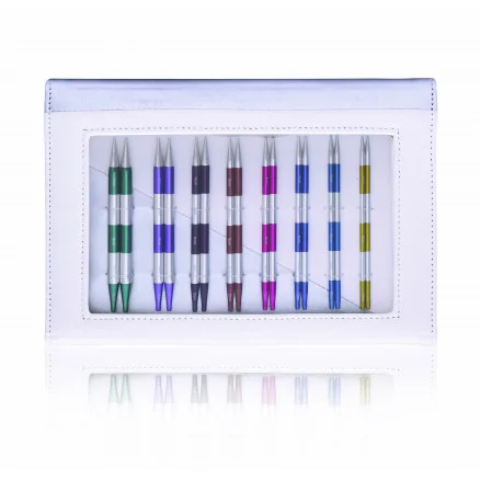 KnitPro Smartstix Utbytbara Ändstickor Set Aluminium 60.80.100 cm 3,50-8,00mm – 8 Storlekar Köp online