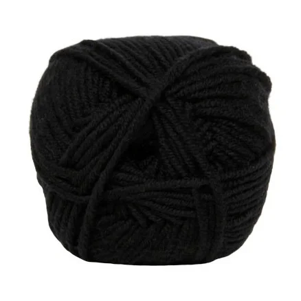 Endast idag Hjertegarn 90 Extrafine Merino Garn 500 Svart