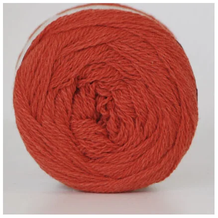 Snabb leverans  Hjertegarn Organic 350 Garn Färg 4098 Mörk Orange