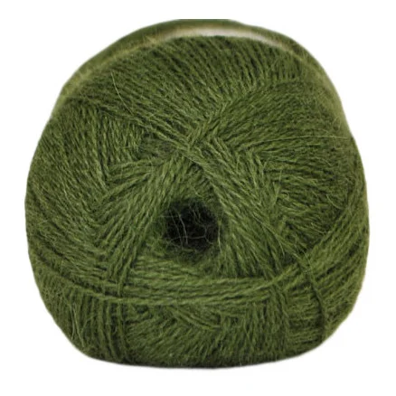 Â Hjertegarn Alpaca 400 Garn Färg 1285 Grön Populärt val