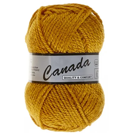 Lammy Canada Garn Unicolor 350 Senap Premium