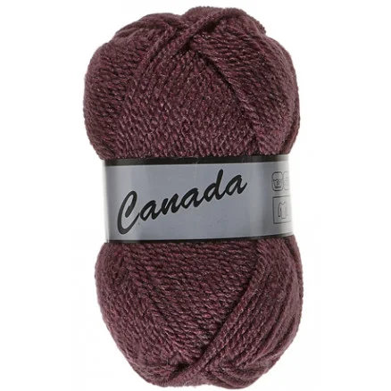 Lammy Canada Garn Unicolor 062 Bordeaux Populär
