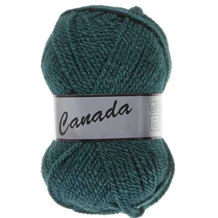 Premium Lammy Canada Garn Unicolor 072 Petrol Grön