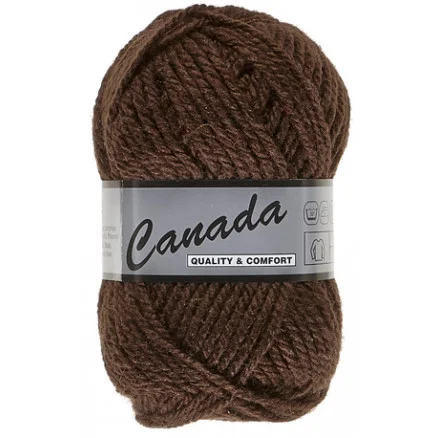 Lammy Canada Garn Unicolor 048 Brun I lager