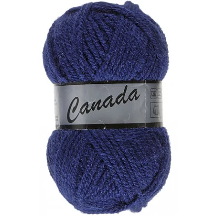 Beställ nu Lammy Canada Garn Unicolor 860 Mörk Kungsblå