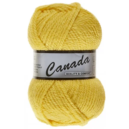 Lammy Canada Garn Unicolor 372 Gul Sänkt pris