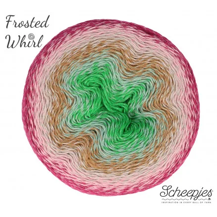 Beställ idag Scheepjes Frosted Whirl Garn Print 322 Skinny Scream