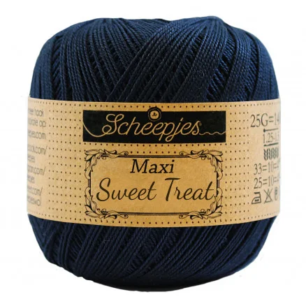 Scheepjes Maxi Sweet Treat Garn Unicolor 124 Ultra Marine Beställ idag