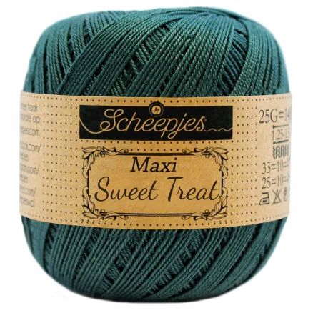 Scheepjes Maxi Sweet Treat Garn Unicolor 244 Spruce Sista chansen