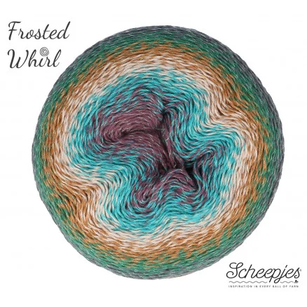 Beställ idag Scheepjes Frosted Whirl Garn Print 323 Sunny Sundae Sauce