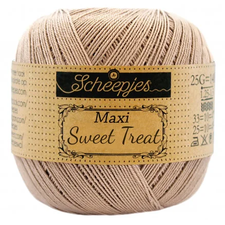 Kundfavorit Scheepjes Maxi Sweet Treat Garn Unicolor 257 Antique