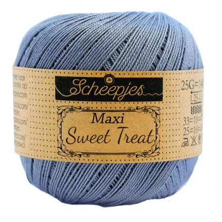 Lägg i varukorgen Scheepjes Maxi Sweet Treat Garn Unicolor 247 Bluebird