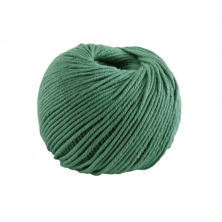 Köp online DMC Natura Medium Garn Unicolor 138 Opalgrön