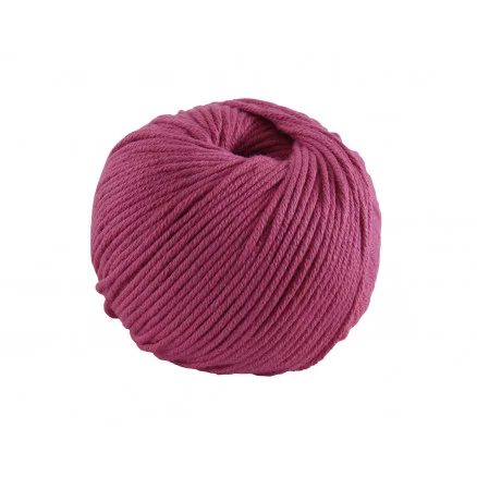 DMC Natura Medium Garn Unicolor 444 Rosa Rabatter