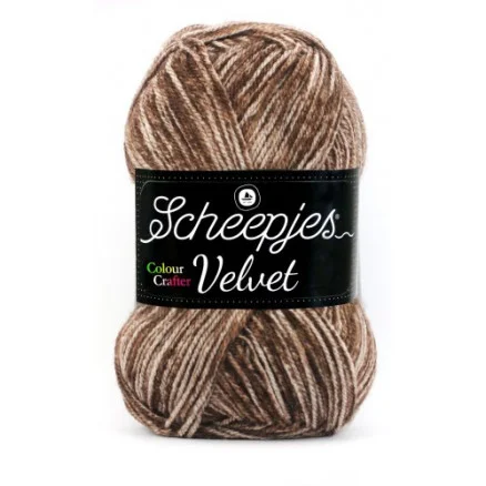 Nyhet Scheepjes Colour Crafter Velvet Garn Print 851 Gardner