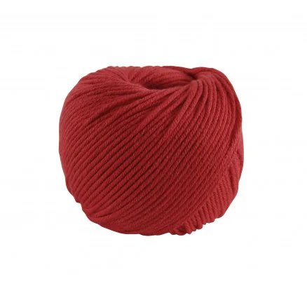 DMC Natura Medium Garn Unicolor 55 Röd Begränsat antal