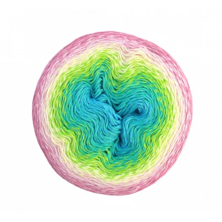 Nedsatt pris Scheepjes Whirl Garn Print 768 Sherbet Rainbow