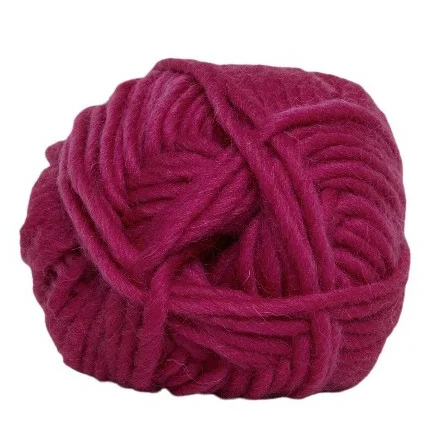 Rea Hjertegarn Natur Uld Garn Unicolor 9130 Cerise