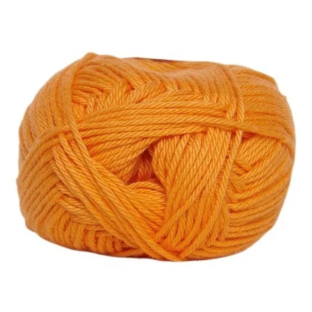 Hjertegarn Blend/Tendens Garn Unicolor 3255 Ljus Orange Extra rabatt