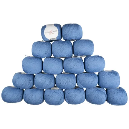 Infinity Hearts Rose 8/4 Garnpaket Unicolor 91 Jeansblå – 20 st Kundfavorit