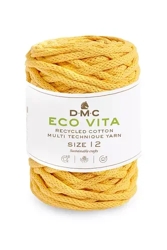 Garn DMC Eco Vita 12 250 G Fv 92 Gul Populärt val