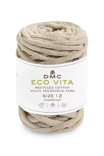 Garn DMC Eco Vita 12 250 G Fv 3 Beige Extra rabatt