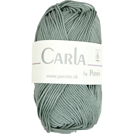 I lager Carla By Permin – Garn Med Bomull & Modal fv 882611 fv Khaki