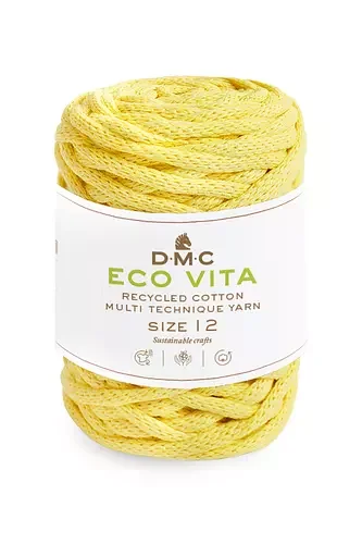 Garn DMC Eco Vita 12 250 G Fv 91 Ljus Gul Endast denna vecka