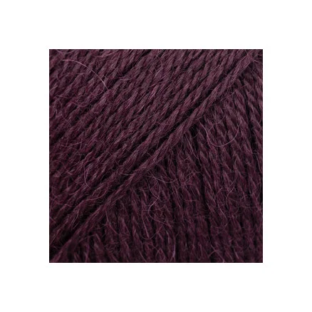 DROPS Alpaca Garn Unicolor 9044 Mörk Druva Billig