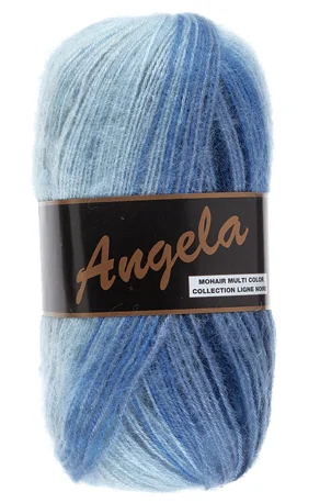 Angela Multicolor Garn med Mohair Lammy Fv 409 Outlet