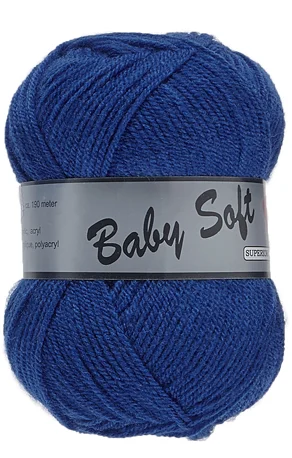 Kampanjpris Baby Soft Garn Lammy – Mjuk Baby Garn Fv 039 Koboltblå