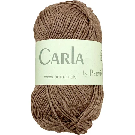 Erbjudandepris Carla By Permin – Garn Med Bomull & Modal fv 882603 Camel