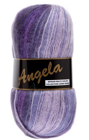 Angela Multicolor Garn med Mohair Lammy Fv 407 Köp online