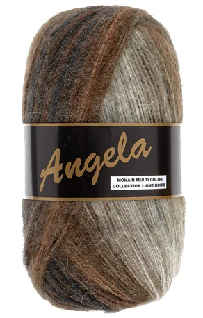 Billig Angela Multicolor Garn med Mohair Lammy Fv 404