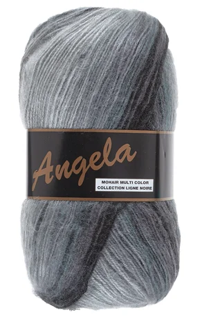 Angela Multicolor Garn med Mohair Lammy Fv 412 Trygg betalning