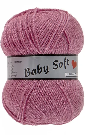 Baby Soft Garn Lammy – Mjuk Baby Garn Fv 730 Gammal Rosa Rabatt