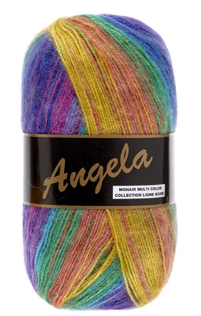 Erbjudande Angela Multicolor Garn med Mohair Lammy Fv 401