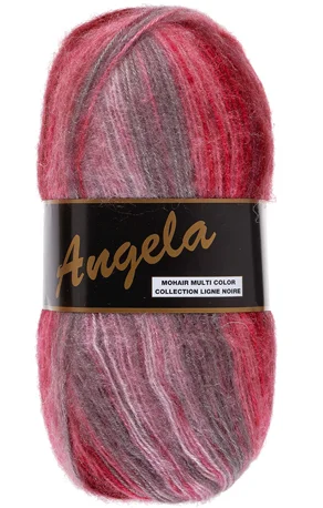 Extra rabatt Angela Multicolor Garn med Mohair Lammy Fv 405