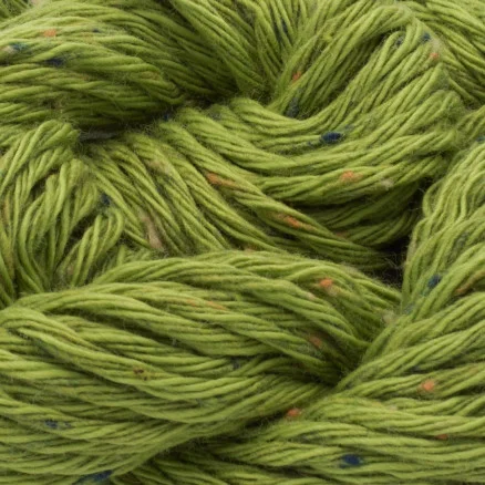 Erika Knight Gossypium Cotton Tweed Garn 26 Poppelgrön Populär
