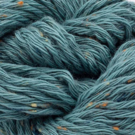 Extra rabatt Erika Knight Gossypium Cotton Tweed Garn 11 Ljus Turkos