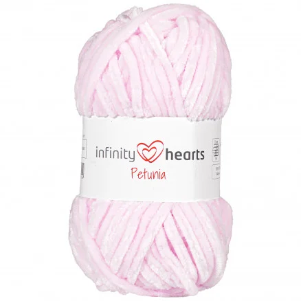 Nyhet Infinity Hearts Petunia Garn 03 Ljusrosa