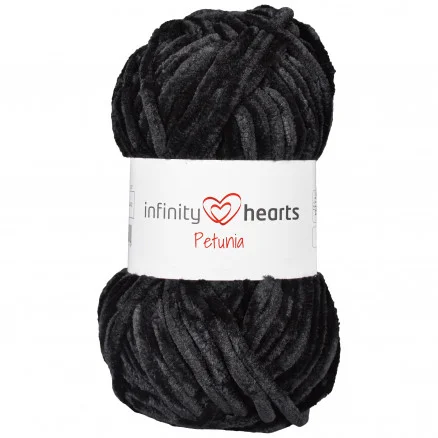 Fynd Infinity Hearts Petunia Garn 22 Svart