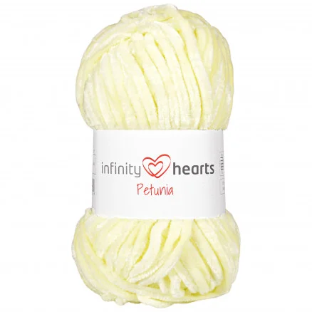 Infinity Hearts Petunia Garn 02 Ljusgul Fynd