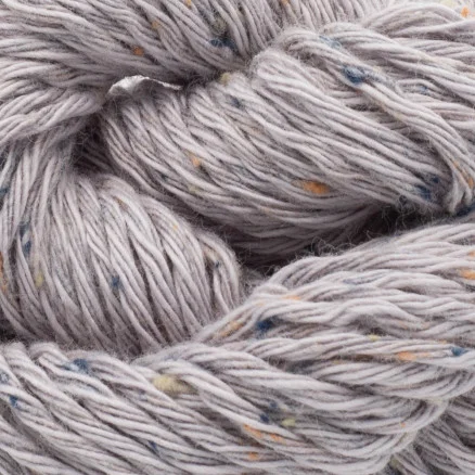 Begränsat antal Erika Knight Gossypium Cotton Tweed Garn 17 Ljusgrå
