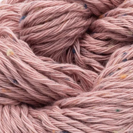 Fynd Erika Knight Gossypium Cotton Tweed Garn 28 Rosakvarts