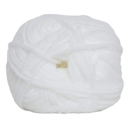 Hjertegarn Jette Acryl Garn 111 Vit Reapris