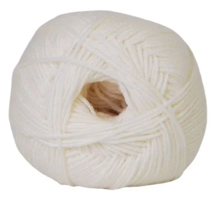 Kundfavorit  Hjertegarn Lana Cotton 212 Garn Färg 100 Natur
