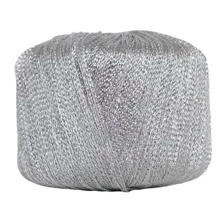 Hjertegarn Glamour Lurex Garn 1000 Silver Begränsat antal